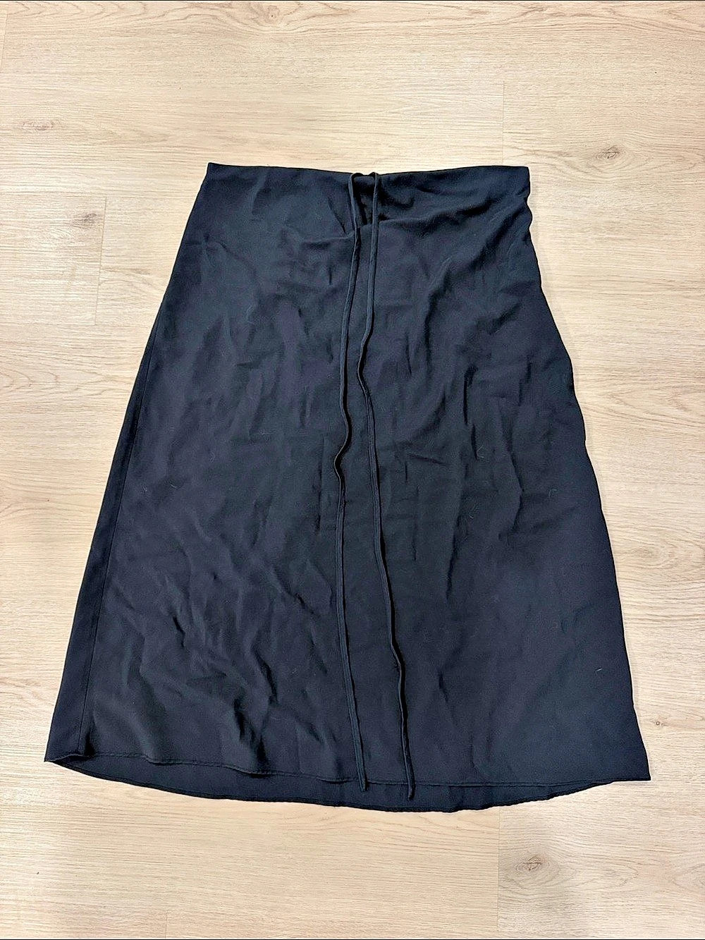 Abercrombie & Fitch Black Midi Skirt Size Large
